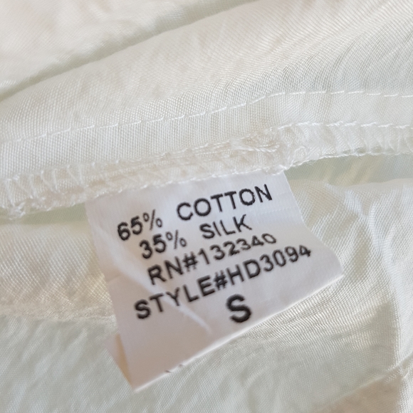 AKIRA Chicago crochet silk white dress - Picture 3 of 5